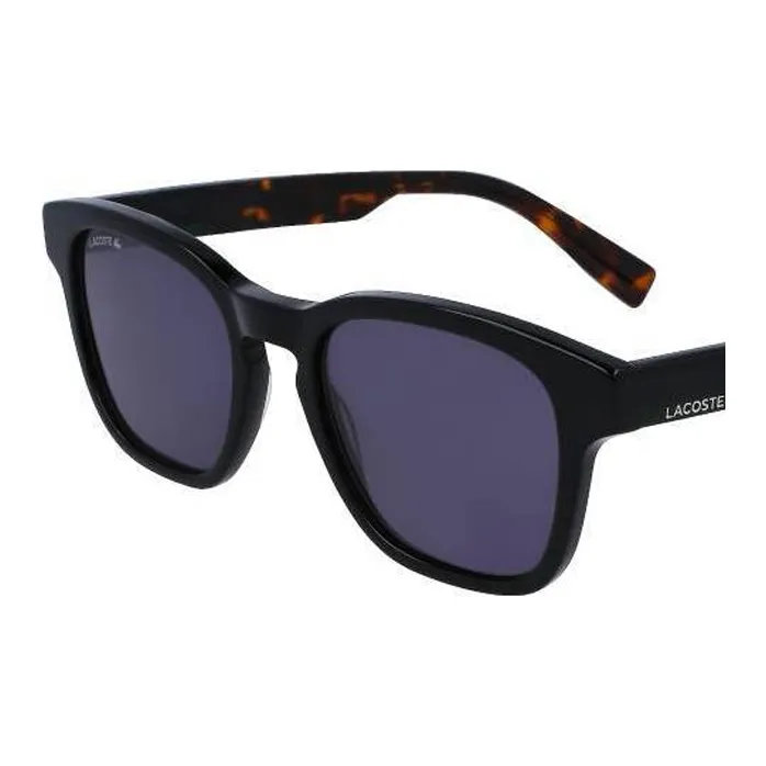 LACOSTE Acetate Square Sunglasses Unisex Black-1