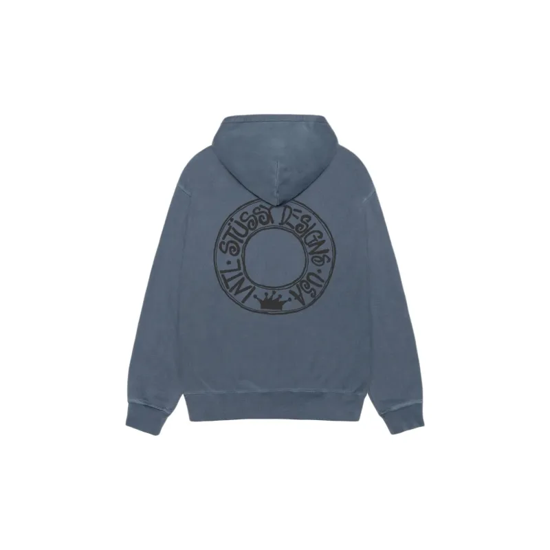 Stussy Buana Pigment Dyed Zip Hoodie-7
