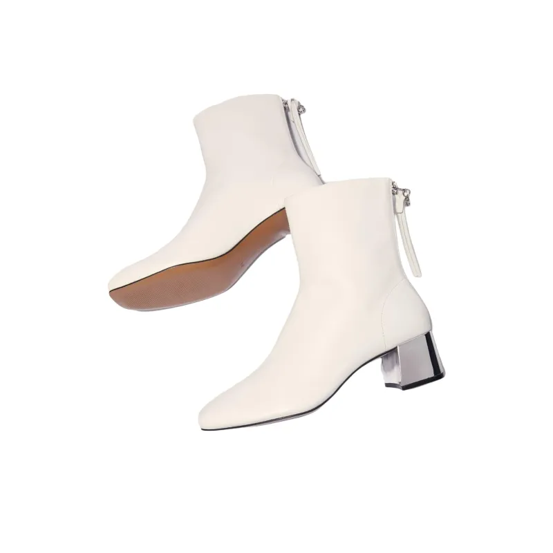 Maje Ankle Boots Women's White-6