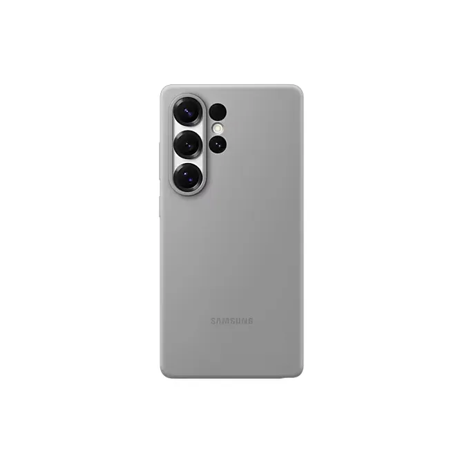 SAMSUNG Silicone Material Fashion Comfortable Silky Soft Phone Cases Compatible With Galaxy S25 Collection Solid Color-14