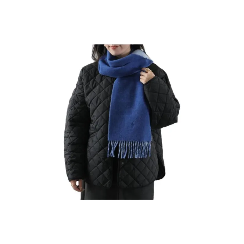 Polo Ralph Lauren Synthetic Fiber Knit Scarves Unisex Blue-3