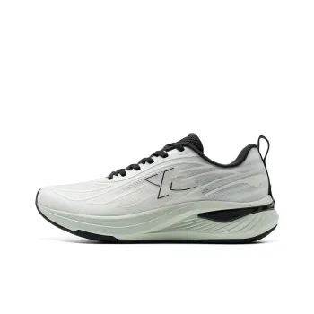 XTEP Rebound Lightweight Breathable Slip Resistant Low Top Training Running Shoes Men's White Green