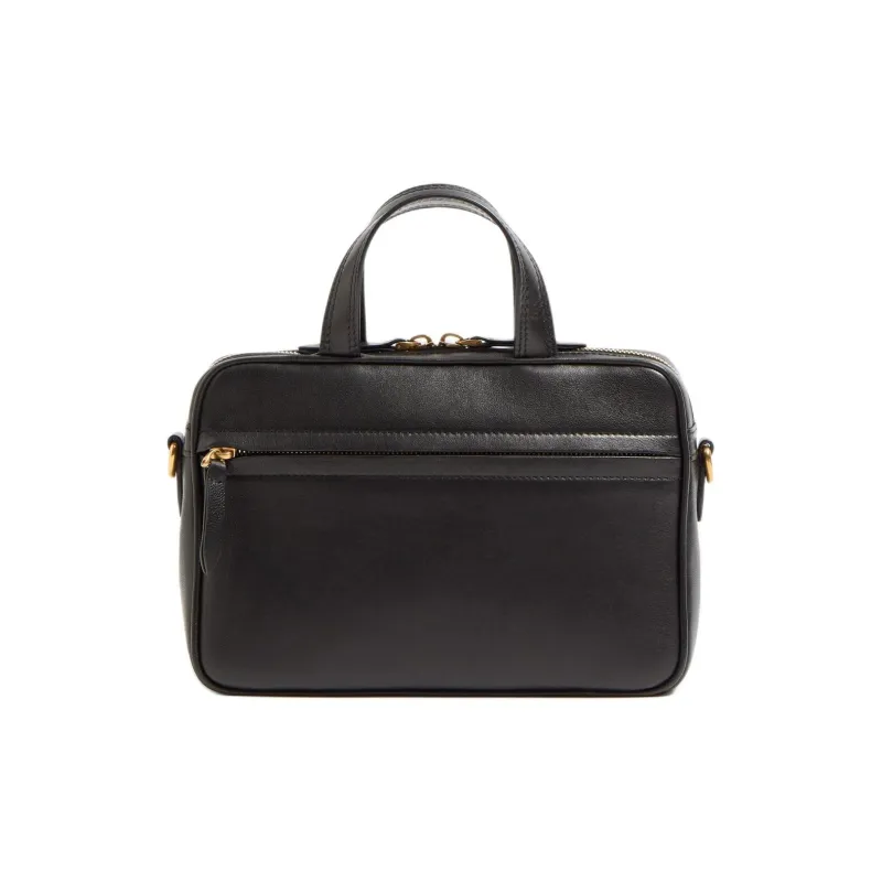 Valentino Sheepskin One Shoulder Handbags Mini Women's Black & Brown-3