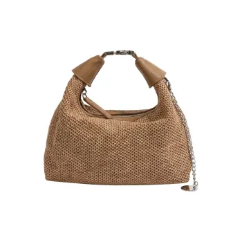 BEMIX PETS Fabric Handbag, Shoulder Bag, Crossbody Bag Women's Camel