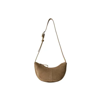 ZARA Cow Leather Crossbody Bag, Shoulder Bag Women's Brown