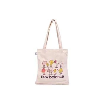 New Balance Canvas Tote Bag Shopping Bag Shoulder Bags Women's Bleached Red