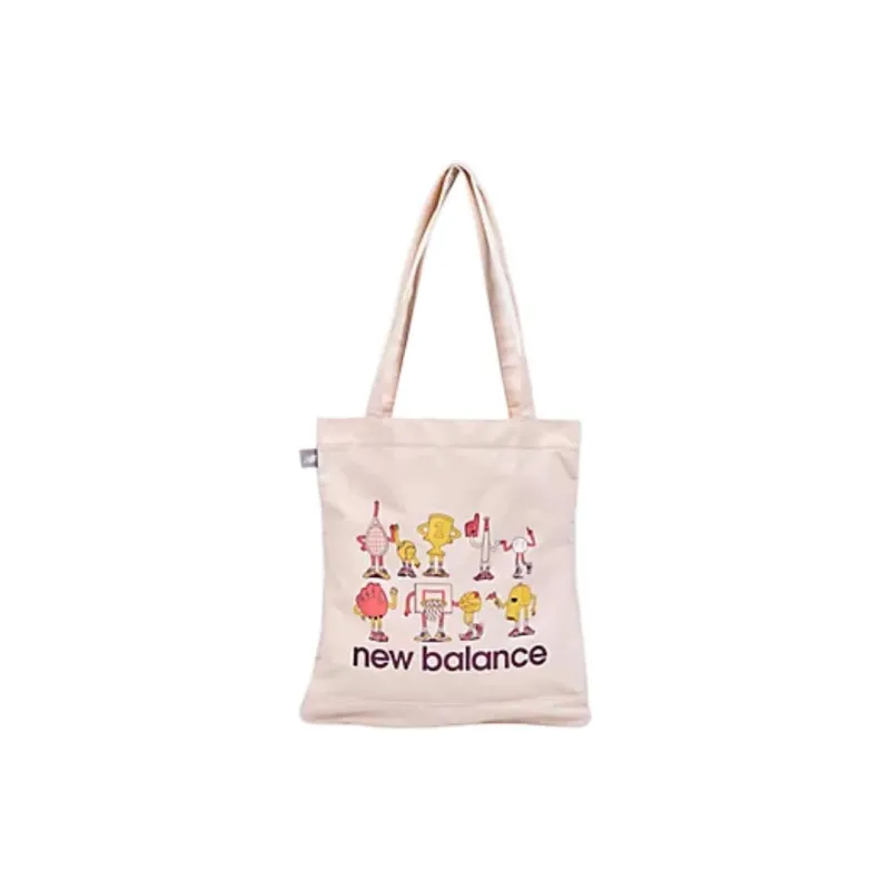 New Balance Canvas Tote Bag, Shopping Bag, Shoulder Bag Women's Drifting Red-0
