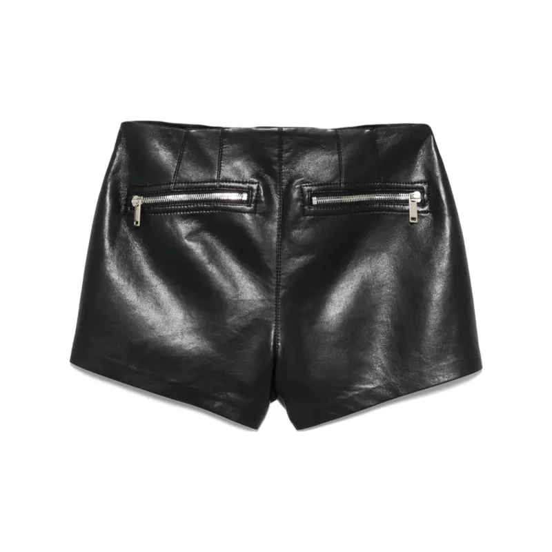 NANUSHKA Leather Shorts-1
