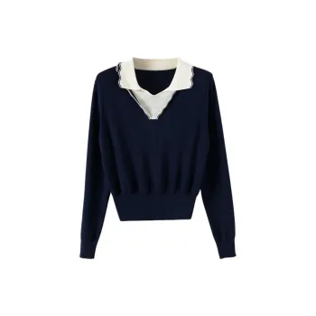 Late White Knitwear Women's Blue