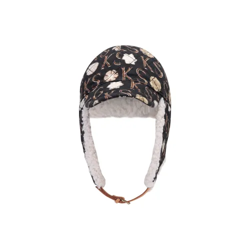 GUCCI Polyester Leather Trapper Hats Men's