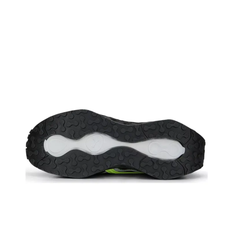 PUMA XETIC Sculpt Anti Slip Wear Resistant Low Top Casual Shoes Unisex Black Yellow-4