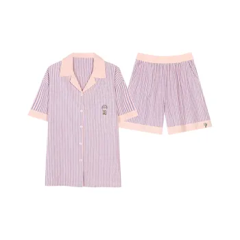 WANANNI Pajama Set Women's Purple Pink