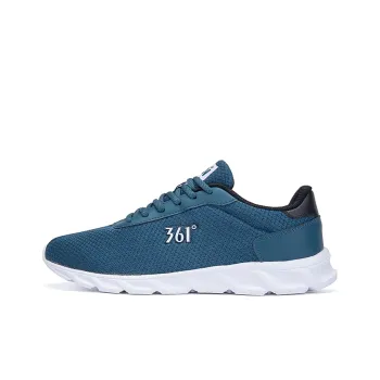 361° Cushioning Breathable Lightweight Low Top Casual Running Shoes Men's Dark Blue Raven