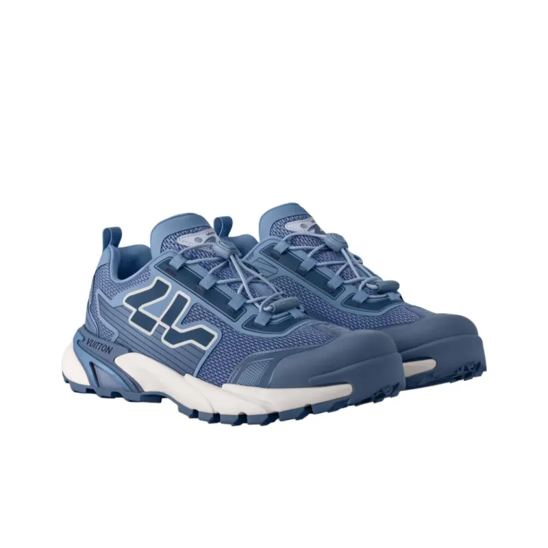 LOUIS VUITTON Runner Tatic Low-Top Casual Shoes Men's Blue-2
