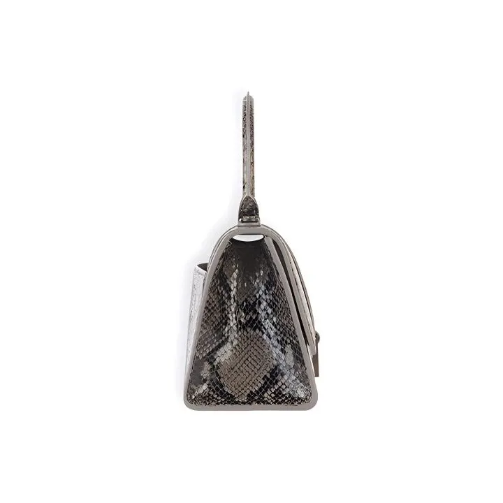 Balenciaga Hourglass Leather Hourglass Bag Shoulder Bag Crossbody Bag Handbag Women's Gray-2