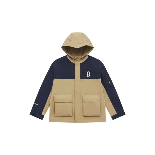 MLB Basic Collection Basic Boston Red Sox SS25 Jackets Coats Unisex Marine Blue/Khaki