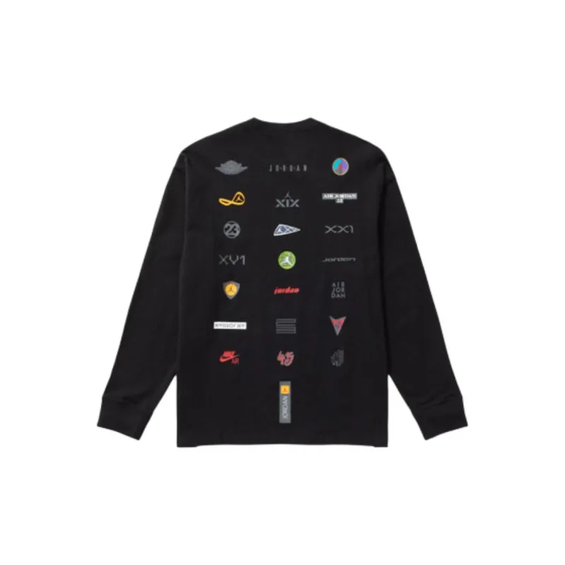 Jordan FLIGHT HERITAGE 85 T Shirt Men's Black-1
