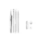 [Professional 0.01mm]Needle Nose Pliers+Blackhead Needles 4 Pcs Set-Includes Ultra-Sharp Needles
