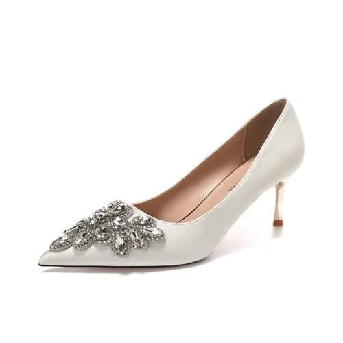 QITUMAUL Slim Heel High Heels Women's