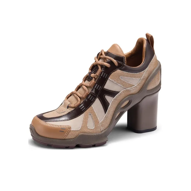 Ecco Striding C High Heels Women's Light Brown-0