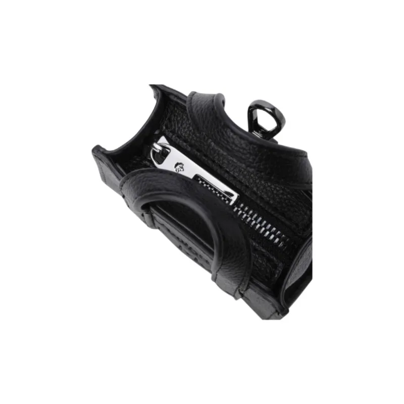 DESCENTE Synthetic Leather Bag Charm Bag Merch Women's Black-5