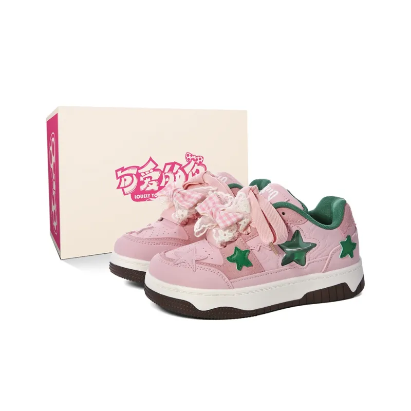 Lovely You Wear-resistant And Lightweight Low-Top Skateboard Shoes Women's-27