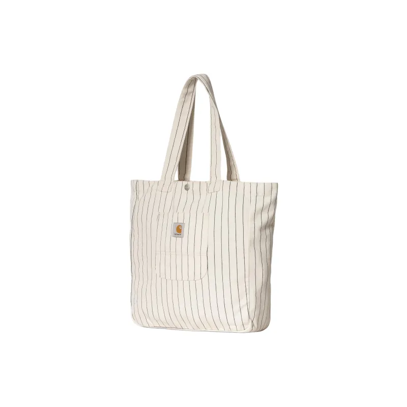Carhartt WIP Cotton Tote Bag, Shopping Bag, Handbag, Shoulder Bag Unisex White-1