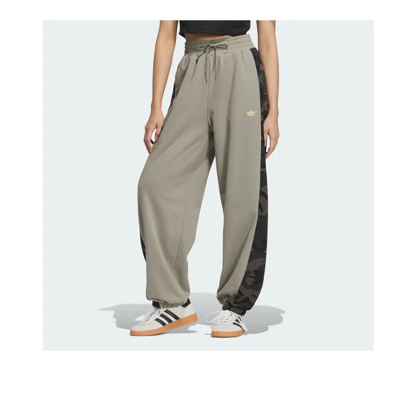 Adidas Knitted Sports Pants Women's Egg Stone Silver Gray-1