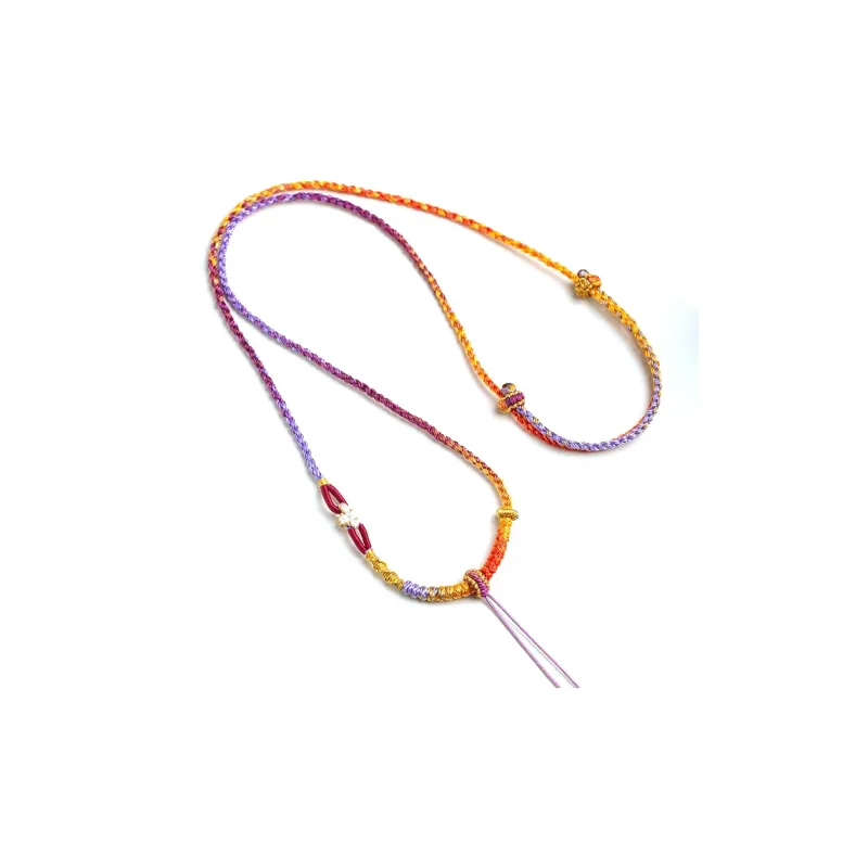 Moon Jewelry Braided String Necklaces Unisex-6