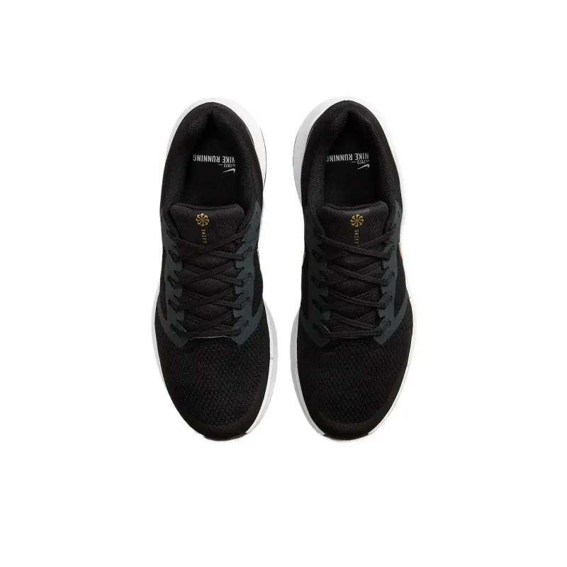 Nike Run Swift 3 Black Anthracite White Metallic Gold-3