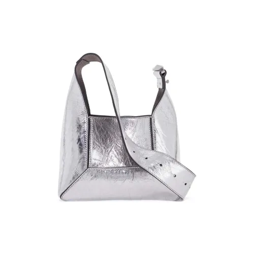 Jimmy Choo Calfskin Shoulder Bag Women's Silver