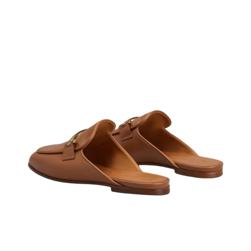 TOD'S Logo Engraved Slip On Mules Women's-3