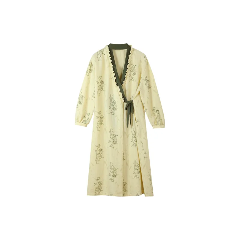 Kerener Nightgown Women's Yellow-1