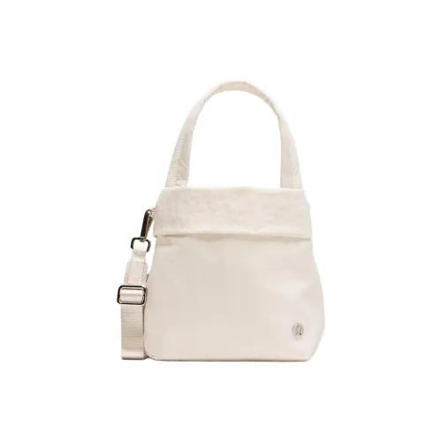 Lululemon Nylon One Shoulder Handbags Women's Light Ivory