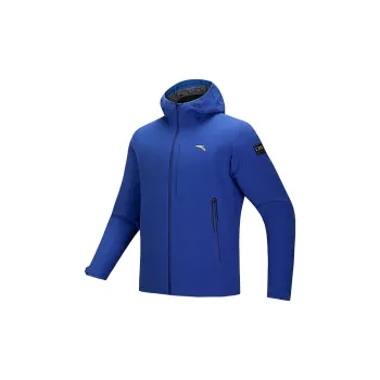 Anta Water-Resistant Windbreaker Jacket Men's Enthusiastic Blue