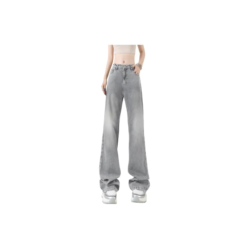 HOKLV Jeans Unisex Black-9