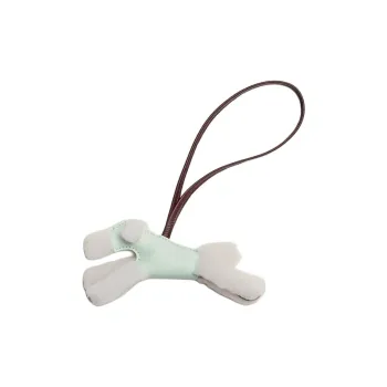 HERMES Merino Wool Lambskin Pendants Women's Beige