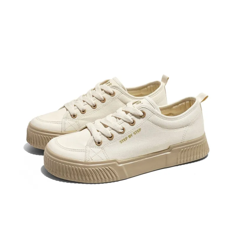 RENBEN Lightweight Wear-Resistant And Slip-Resistant Low-Top Canvas Shoes Women's-2