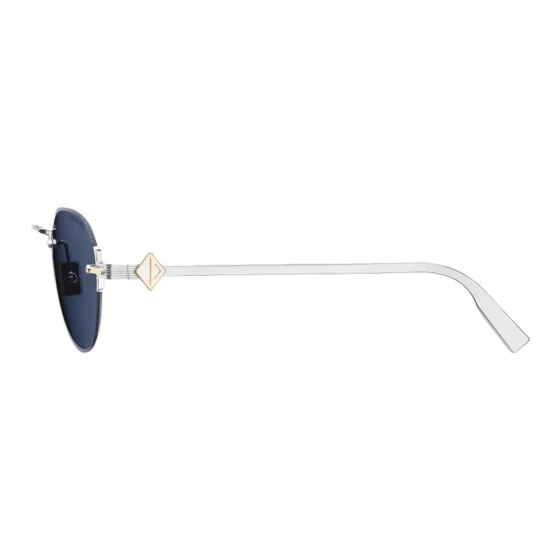DIOR Metal Round Sunglasses Unisex Silver-2