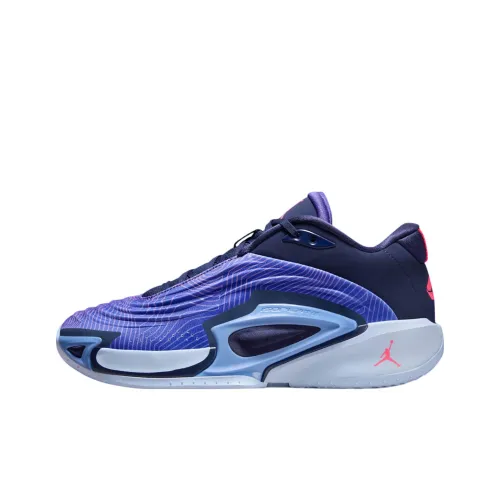 Jordan Luka 3 Anti Slip Wear Resistant Low Top Basketball Shoes Men's Purple