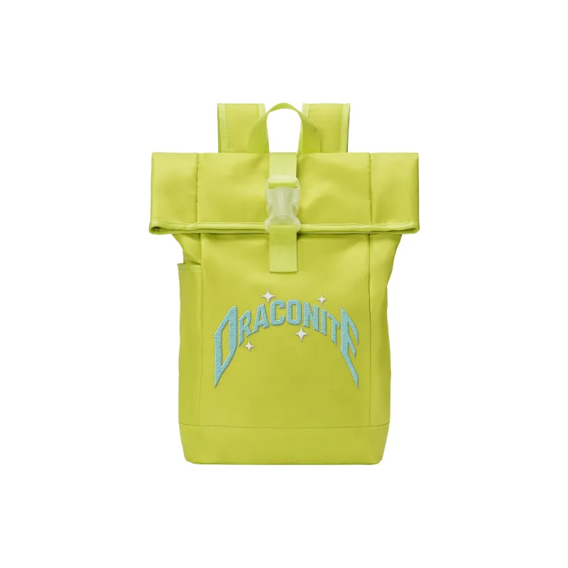 DRACONITE Polyester Students Backpack Regular Unisex Lime Neon Green-10