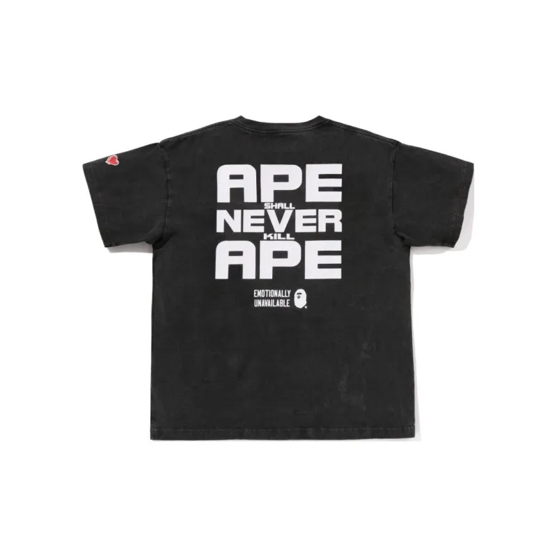 A BATHING APE X Emotionally Unavailable Ape Head Tee-1