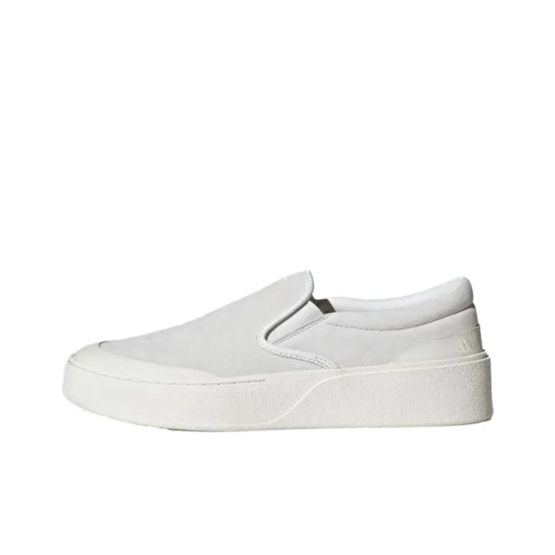 Adidas Labcourt Anti-Slip Wear-Resistant Low-Top Skateboard Shoes Unisex Gray White-0
