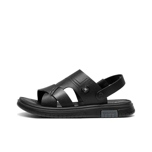 Spider King Beach Sandals Men's Black