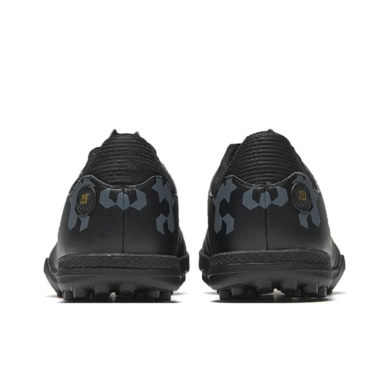 Anta TF Rubber Broken Studs Abrasion-Resistant Slip-Resistant Soccer Shoes Men's Black Gray-3