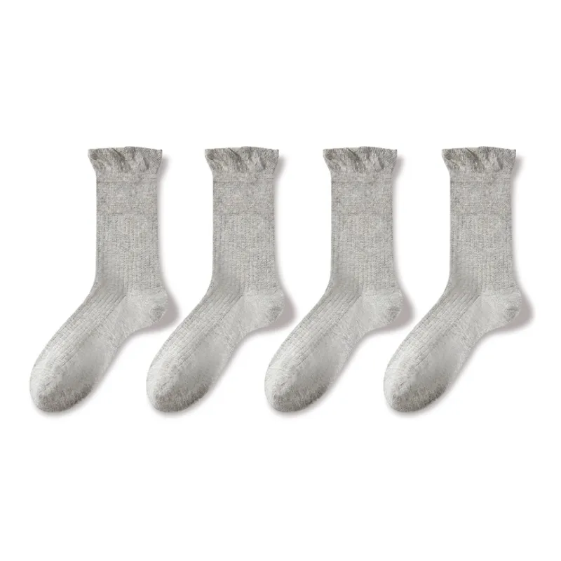 JIAZINI Mid-Calf Socks Women's 4 Pack-20