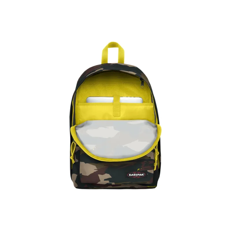 EASTPAK Polyester Backpack Unisex Yellow & Multicolor-3