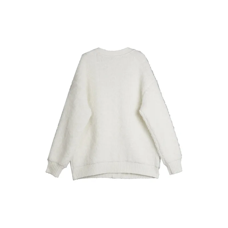 ELLE Sweaters Women's White-1