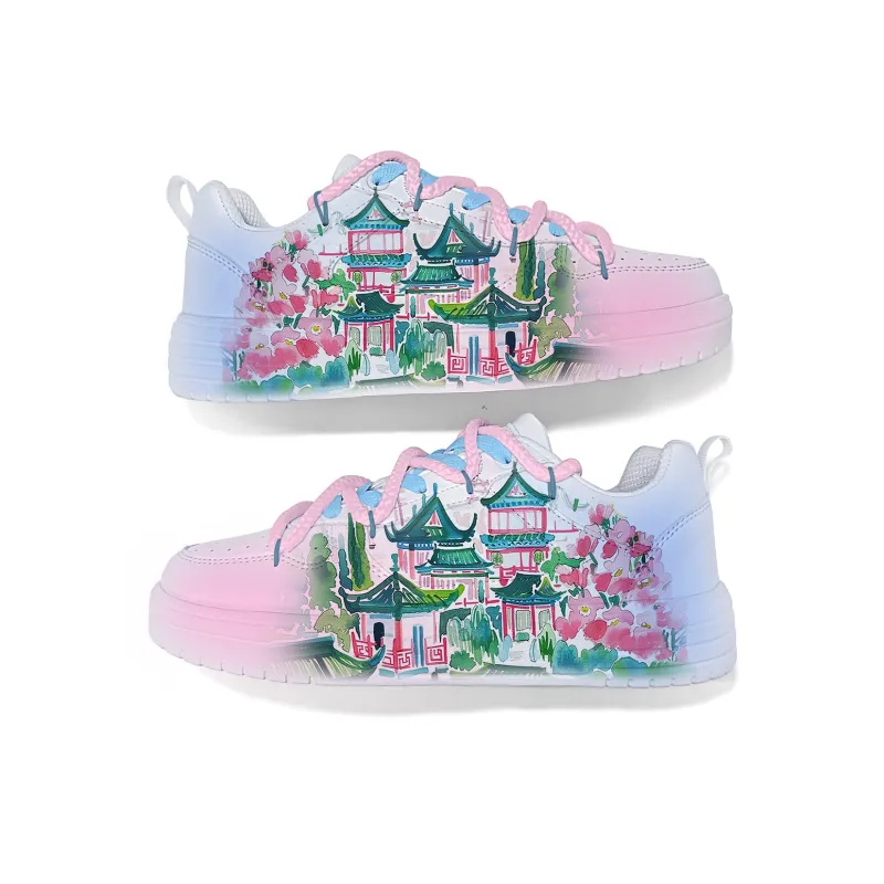 Cold Cicadas Yesterday Anti-Slip Wear-Resistant Lightweight Breathable Low-Top Skateboard Shoes Unisex-2