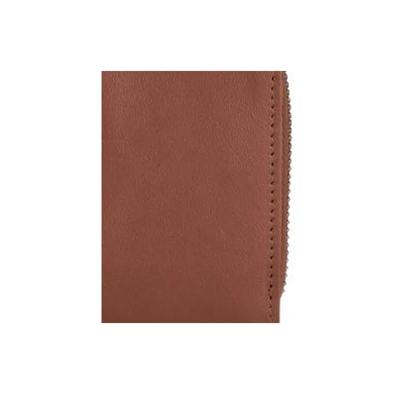 LONGCHAMP 3D Calfskin Wallet Women's Brown-3